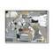 Stupell Industries Gray &#x26; Brown Abstract Shapes Gray Framed Wall Art